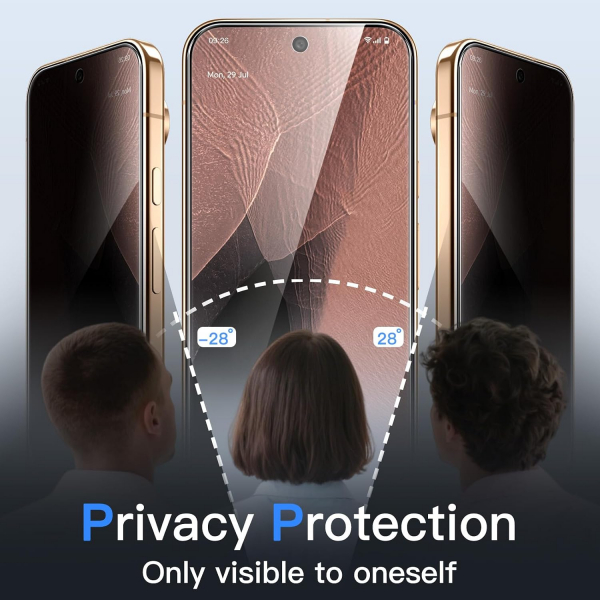 JETech Google Pixel 11 Pro XL Privacy Ekran Koruyucu