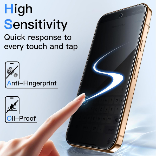 JETech Google Pixel 11 Pro XL Privacy Ekran Koruyucu