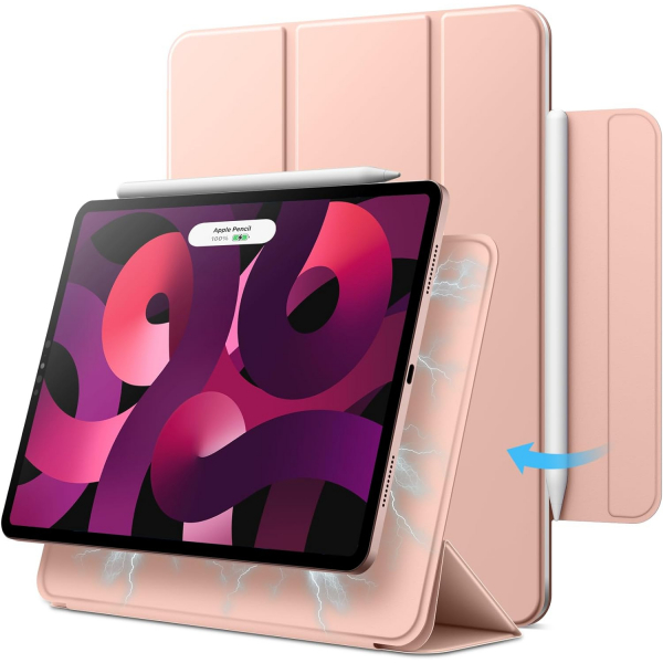 JETech Manyetik iPad Air M2 Klf (11 in)-Rose Gold