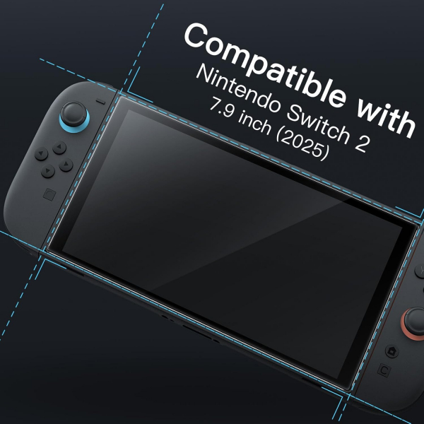 JETech Nintendo Switch 2 Ekran Koruyucu (2 Adet)