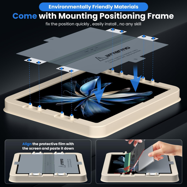 JETech Privacy Galaxy Z Fold 6 Ekran Koruyucu (2 Adet)