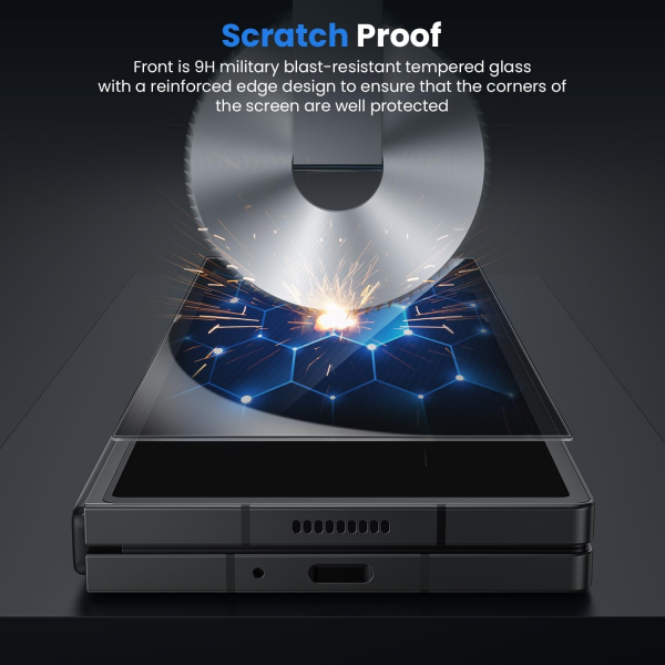 JETech Privacy Galaxy Z Fold 6 Ekran Koruyucu (2 Adet)