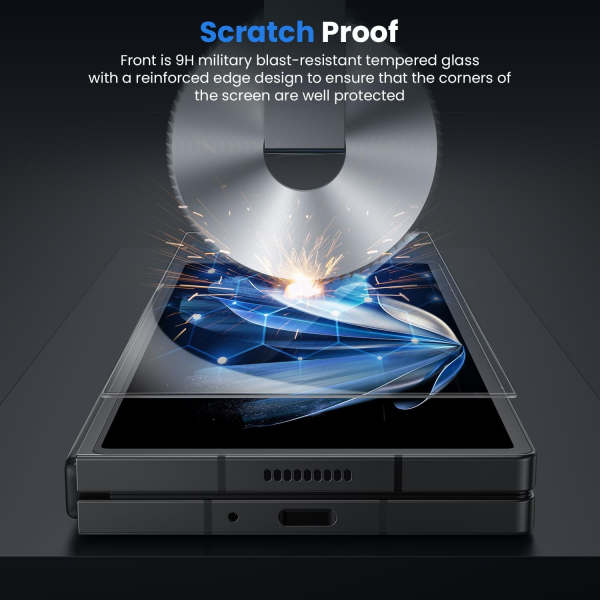 JETech Galaxy Z Fold 6 Ekran Koruyucu (2 Adet)
