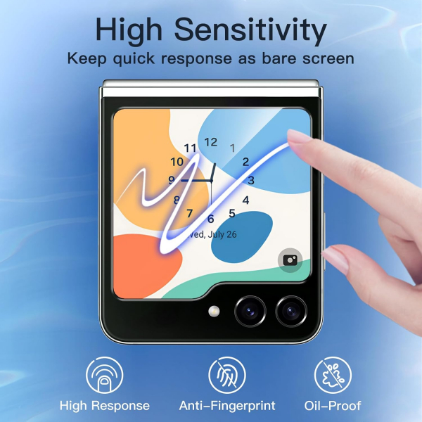 JETech Privacy Galaxy Z Flip 6 Ekran Koruyucu (2 Adet)