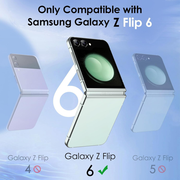 JETech Privacy Galaxy Z Flip 6 Ekran Koruyucu (2 Adet)