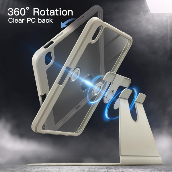 JETech Apple iPad Mini 7 Rotating Klf -Starlight 