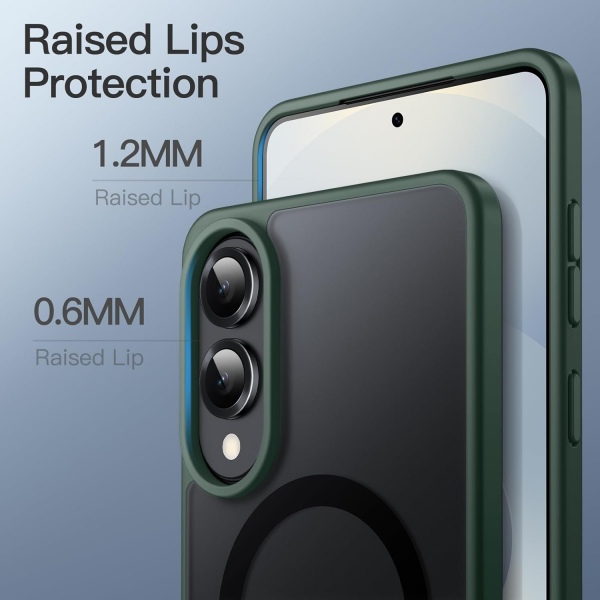 JETech Samsung Galaxy S25 MagSafe Klf-Dark Green