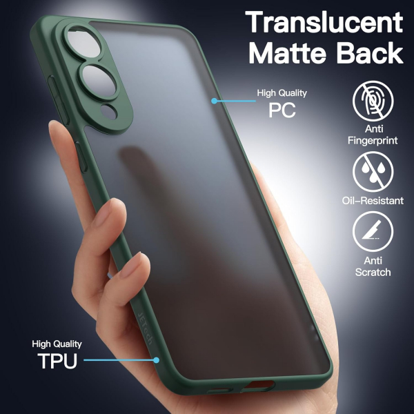 JETech Samsung Galaxy S25 Edge nce Fit Klf-Dark Green