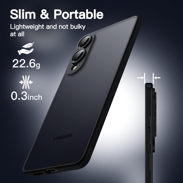 JETech Samsung Galaxy S25 Edge nce Fit Klf-Black