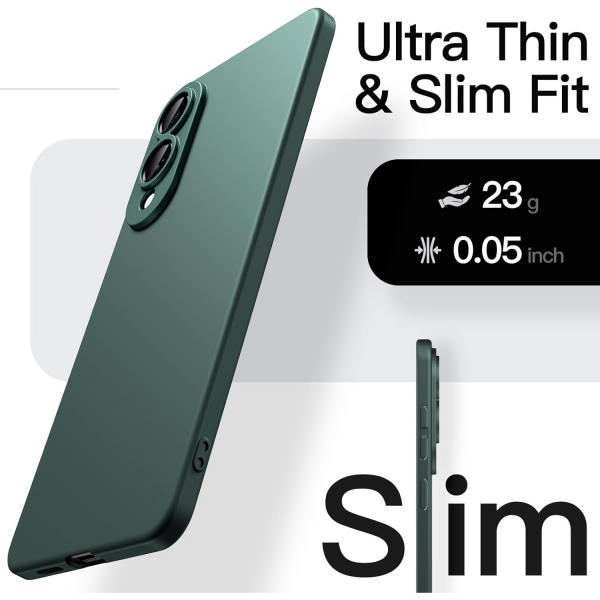 JETech Samsung Galaxy S25 Edge nce Klf-Midnight Green