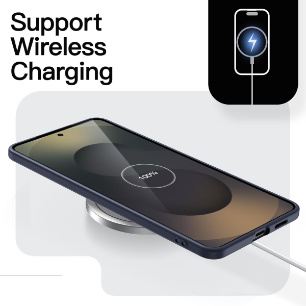 JETech Samsung Galaxy S25 Edge nce Klf-Dark Blue