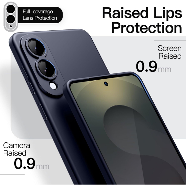 JETech Samsung Galaxy S25 Edge nce Klf-Dark Blue
