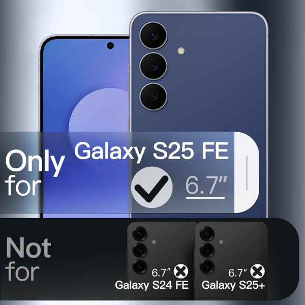 JETech Samsung Galaxy S25 FE nce Klf-Navy Blue