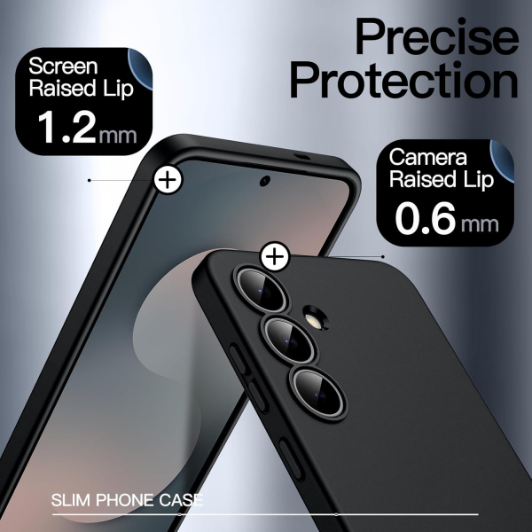 JETech Samsung Galaxy S25 FE nce Klf-Black