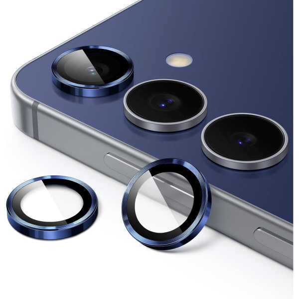 JETech Samsung Galaxy S25 FE Kamera Lens Koruyucu-Navy Blue