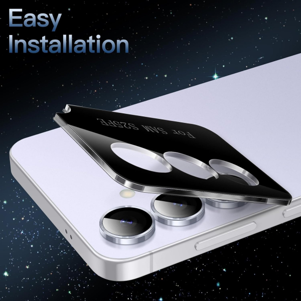 JETech Samsung Galaxy S25 FE Kamera Lens Koruyucu-Ice Blue
