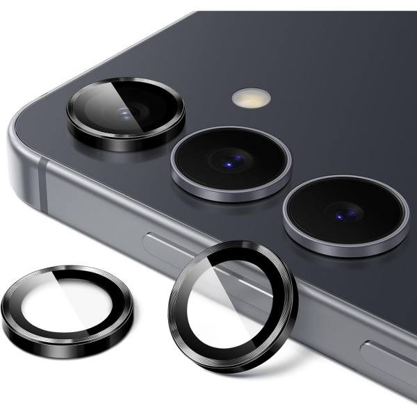 JETech Samsung Galaxy S25 FE Kamera Lens Koruyucu-Black