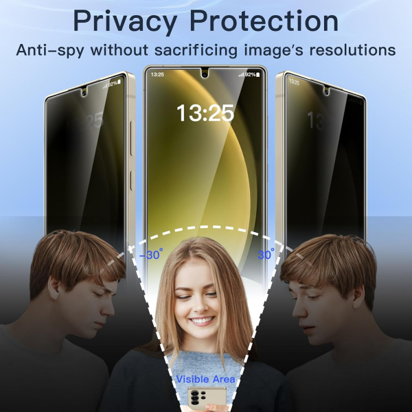 JETech Samsung Galaxy S25 Ultra Privacy Ekran Koruyucu