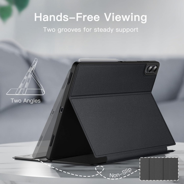 JETech Samsung Galaxy Tab S11 Ultra Standl Klf-Black