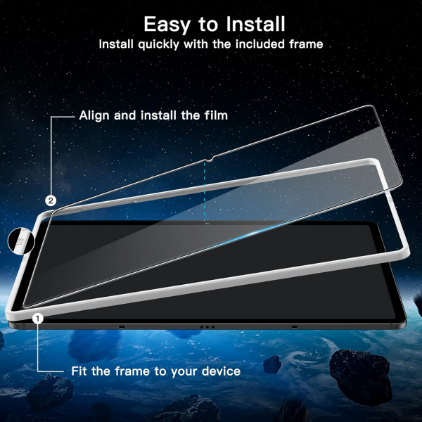 JETech Galaxy Tab S8 Plus Ekran Koruyucu (2 Adet)