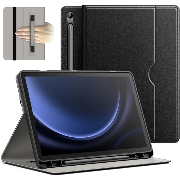 JETech Galaxy Tab S9 FE Standl Folio Klf-Black