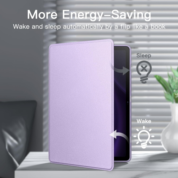 JETech Samsung Galaxy Tab S9 FE Standl Klf-Lavender