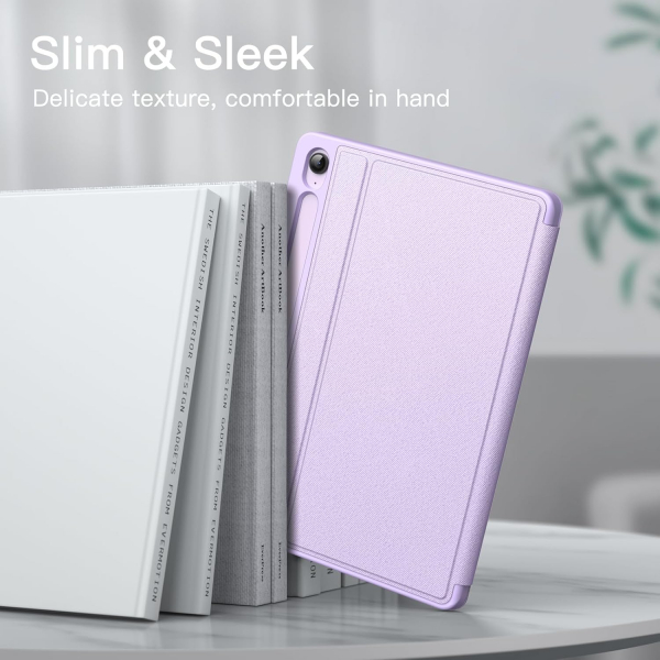 JETech Samsung Galaxy Tab S9 FE Standl Klf-Lavender