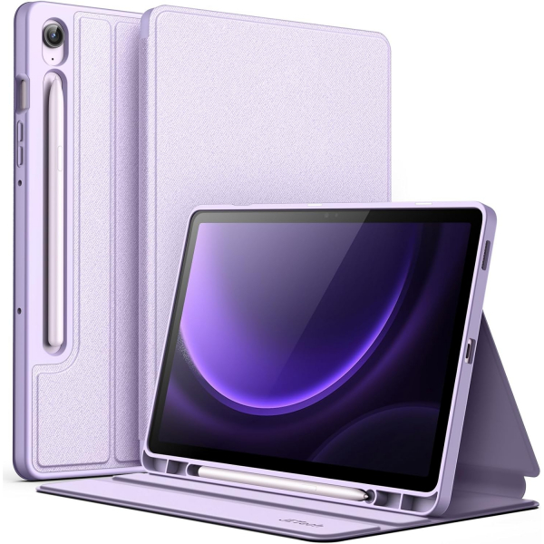 JETech Samsung Galaxy Tab S9 FE Standl Klf-Lavender