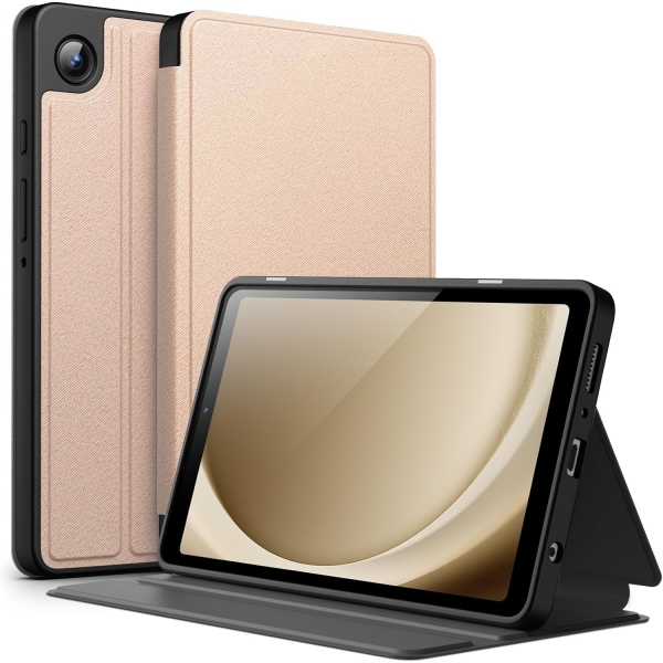 JETech Samsung Galaxy Tab A9 ok Al Standl Klf-Rose Gold