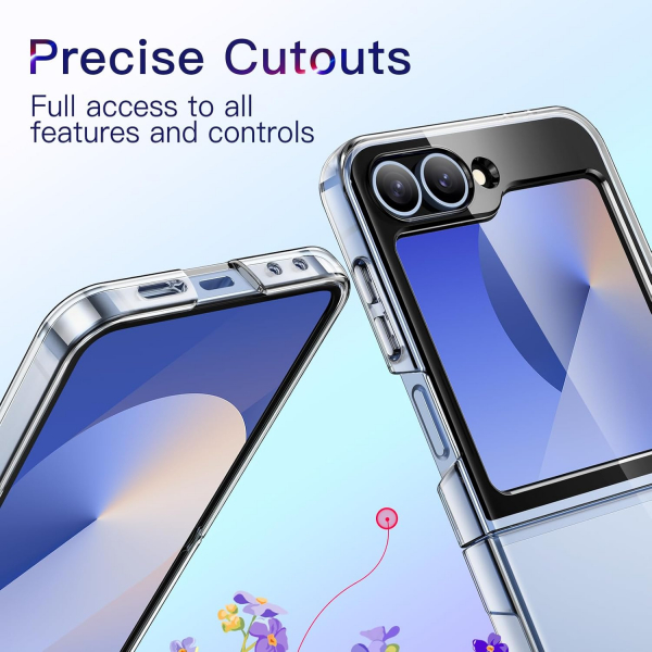 JETech Samsung Galaxy Z Flip 6 Clear Klf 