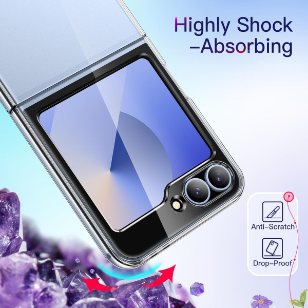 JETech Samsung Galaxy Z Flip 6 Clear Klf 