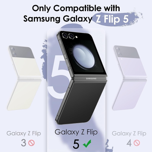 JETech Samsung Galaxy Z Flip 5 Klf -Black