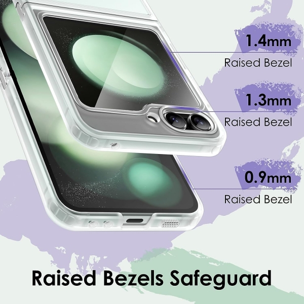 JETech Samsung Galaxy Z Flip 5 Klf -Frosted Clear