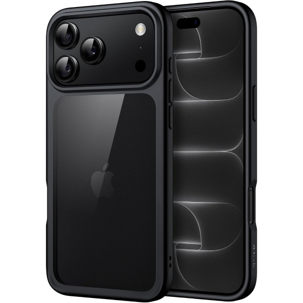 JETech �effaf iPhone 18 Pro Max Bumper K�l�f-Black