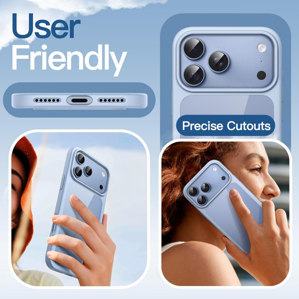 JETech �effaf iPhone 18 Pro Max Bumper K�l�f-Glacier