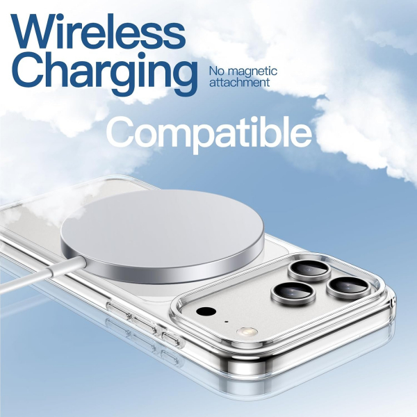 JETech �effaf iPhone 18 Pro Max Bumper K�l�f-Clear