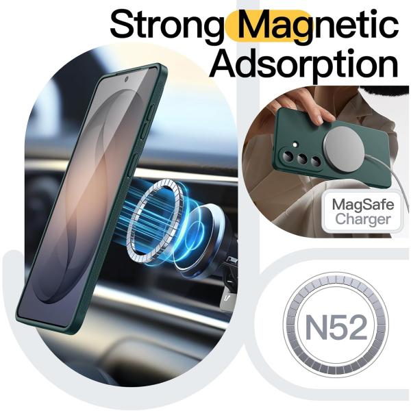 JETech Samsung Galaxy S26 Plus Slim K�l�f-Midnight Green