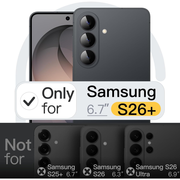 JETech Samsung Galaxy S26 Plus Slim K�l�f-Black