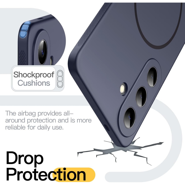 JETech Samsung Galaxy S26 Plus Slim K�l�f-Deep Blue