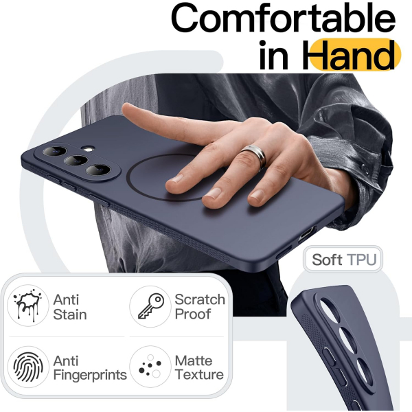 JETech Samsung Galaxy S26 Slim K�l�f-Deep Blue