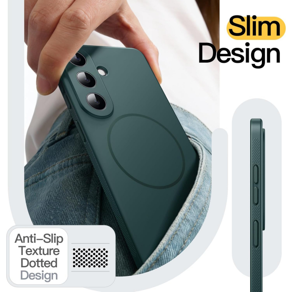 JETech Samsung Galaxy S26 Slim K�l�f-Midnight Green