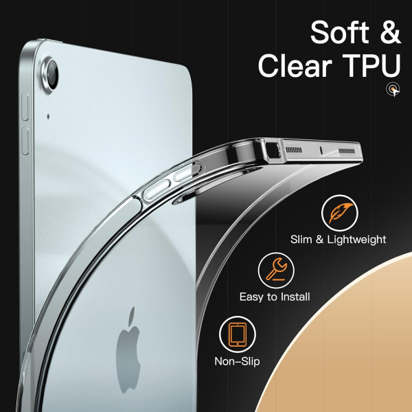 JETech Slim iPad Air 6.Nesil Klf (11 in)-Clear