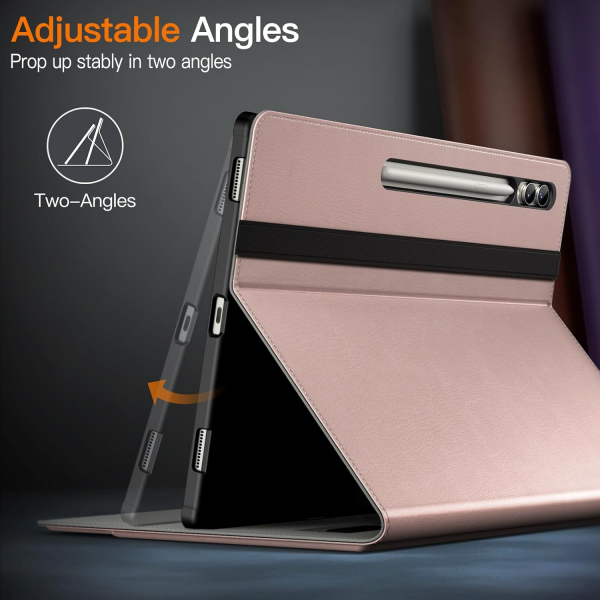 JETech Standl Folio Galaxy Tab S9/S10 Ultra Klf-Rose Gold
