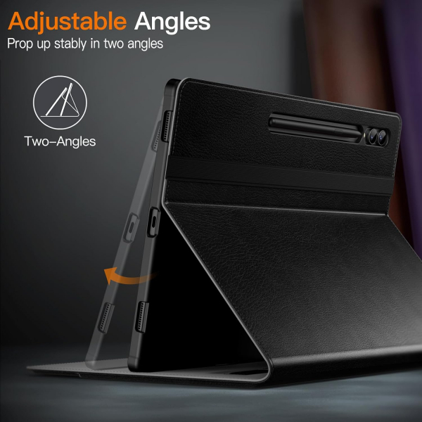 JETech Standl Folio Galaxy Tab S9/S10 Ultra Klf-Black