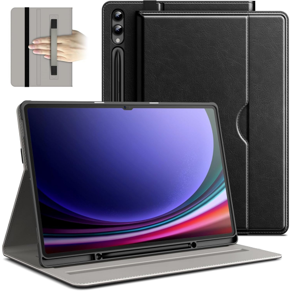 JETech Standl Folio Galaxy Tab S9/S10 Ultra Klf-Black