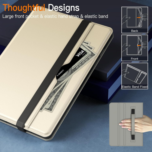 JETech Standl Folio Galaxy Tab S9/S10 Ultra Klf-Beige