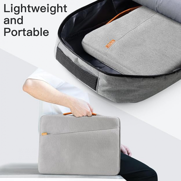 JETech Su Geirmez Laptop antas (13 in)-Light Grey