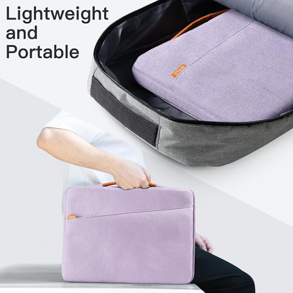JETech Su Geirmez Laptop antas (13 in)-Light Purple