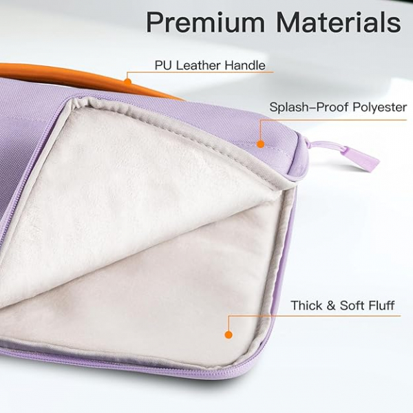 JETech Su Geirmez Laptop antas (13 in)-Light Purple