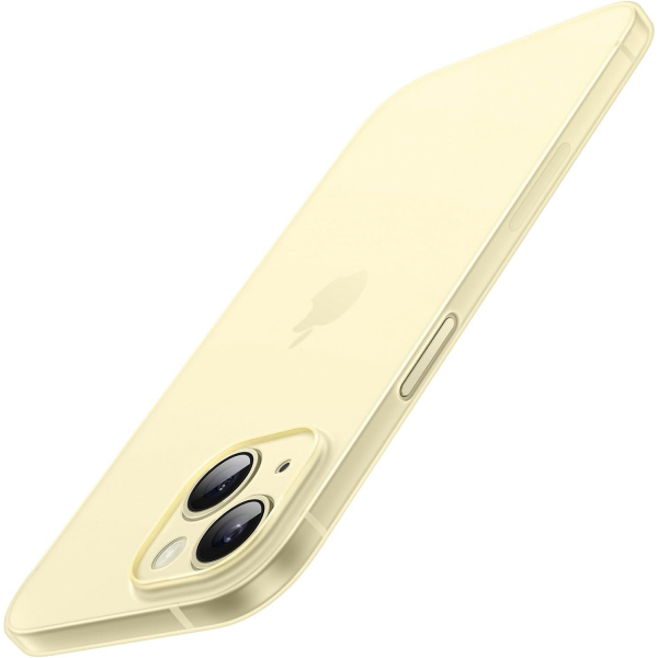 JETech Ultra nce iPhone 15 Plus Mat Klf-Yellow